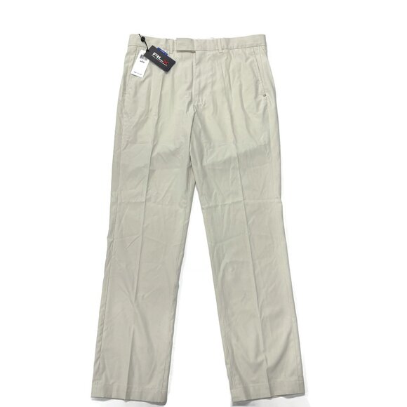 Ralph Lauren RLX Golf Pants Mens 34 x 32 Khaki Chino Performance New NWT - Picture 2 of 16